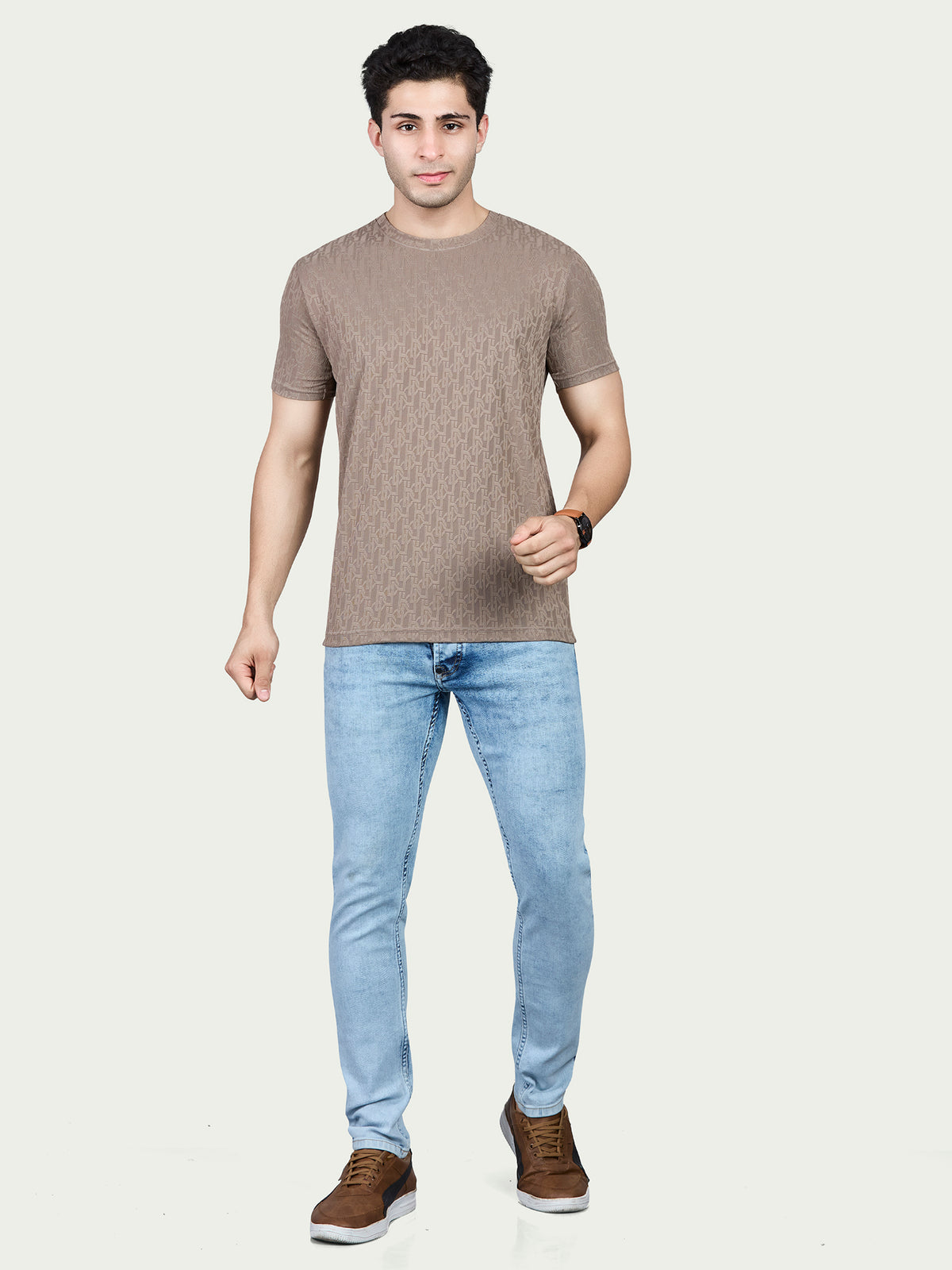 Printed Round Neck T-Shirt