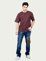 Round Neck Oversized Drop Shoulder T-Shirt