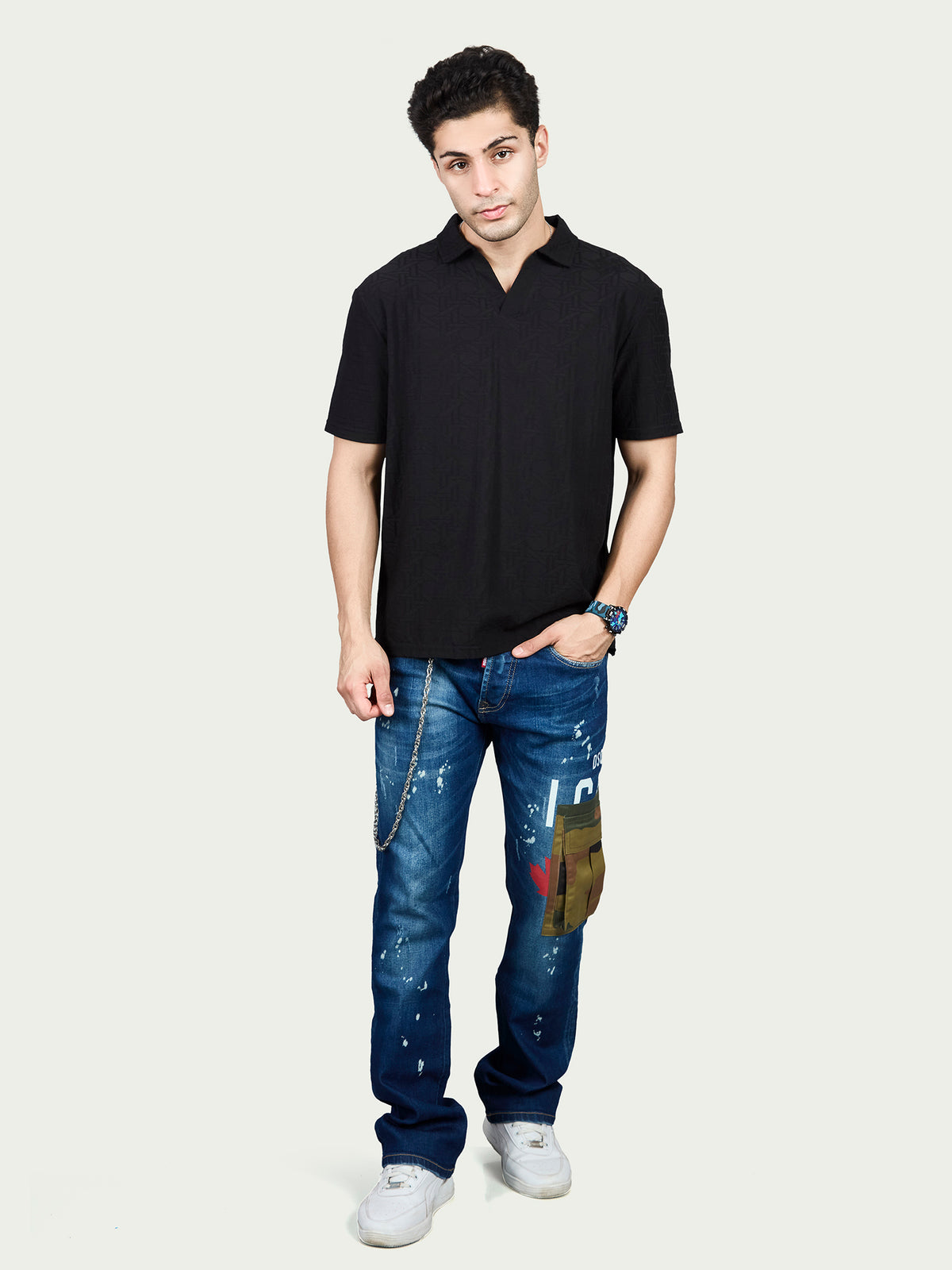 Polo Drop ShoulderT-Shirt
