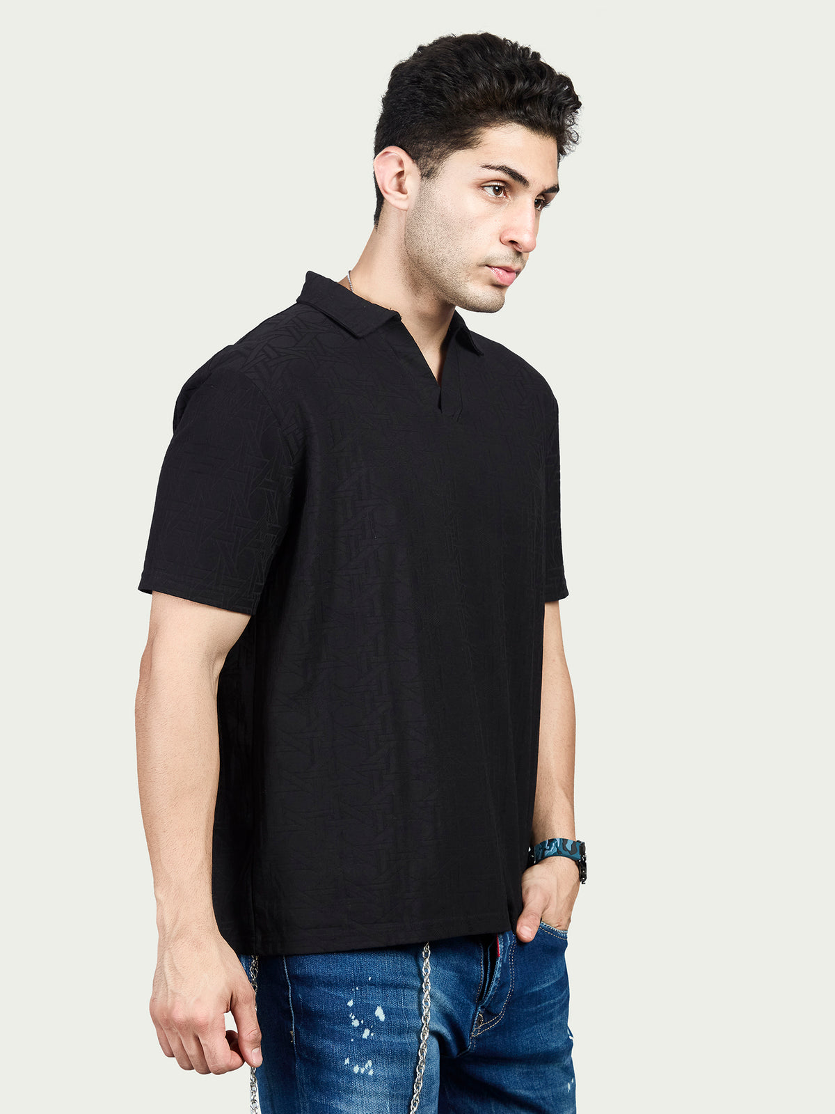 Polo Drop ShoulderT-Shirt