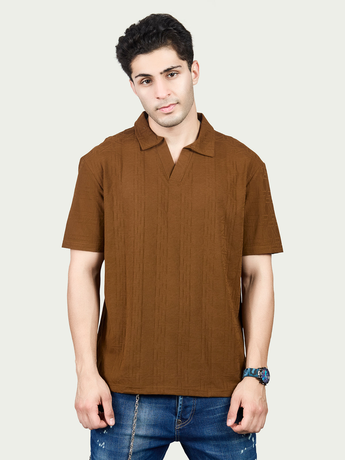 Polo Drop ShoulderT-Shirt
