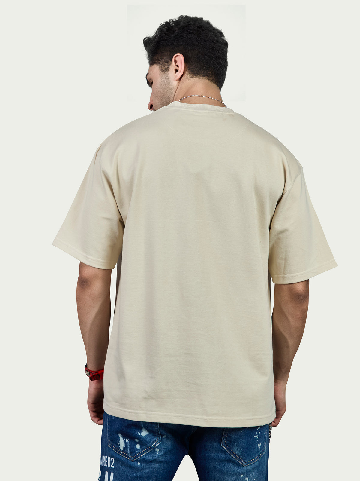 Round Neck Oversized Drop Shoulder T-Shirt