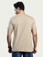Solid Round Neck 100% Cotton T-Shirt