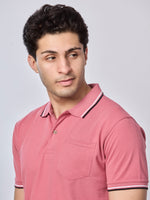 Solid Polo T-Shirt with Pocket