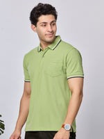Solid Polo T-Shirt with Pocket