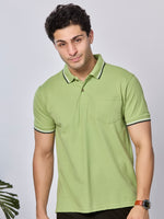 Solid Polo T-Shirt with Pocket
