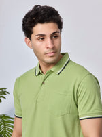 Solid Polo T-Shirt with Pocket