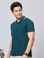 Solid Polo T-Shirt with Pocket