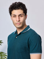 Solid Polo T-Shirt with Pocket