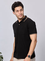 Solid Polo T-Shirt with Pocket
