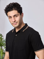 Solid Polo T-Shirt with Pocket