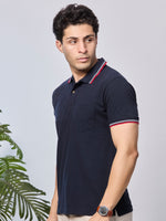 Solid Polo T-Shirt with Pocket