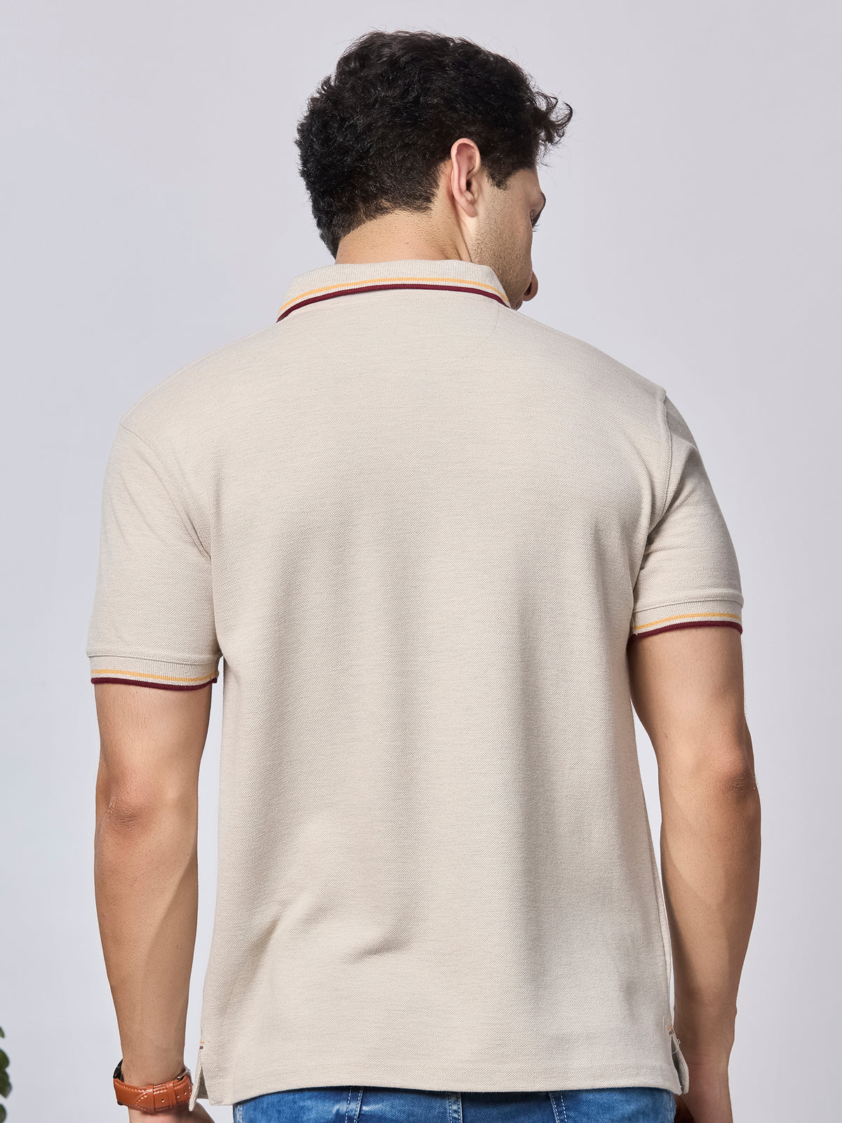 Solid Polo T-Shirt with Pocket