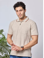 Solid Polo T-Shirt with Pocket