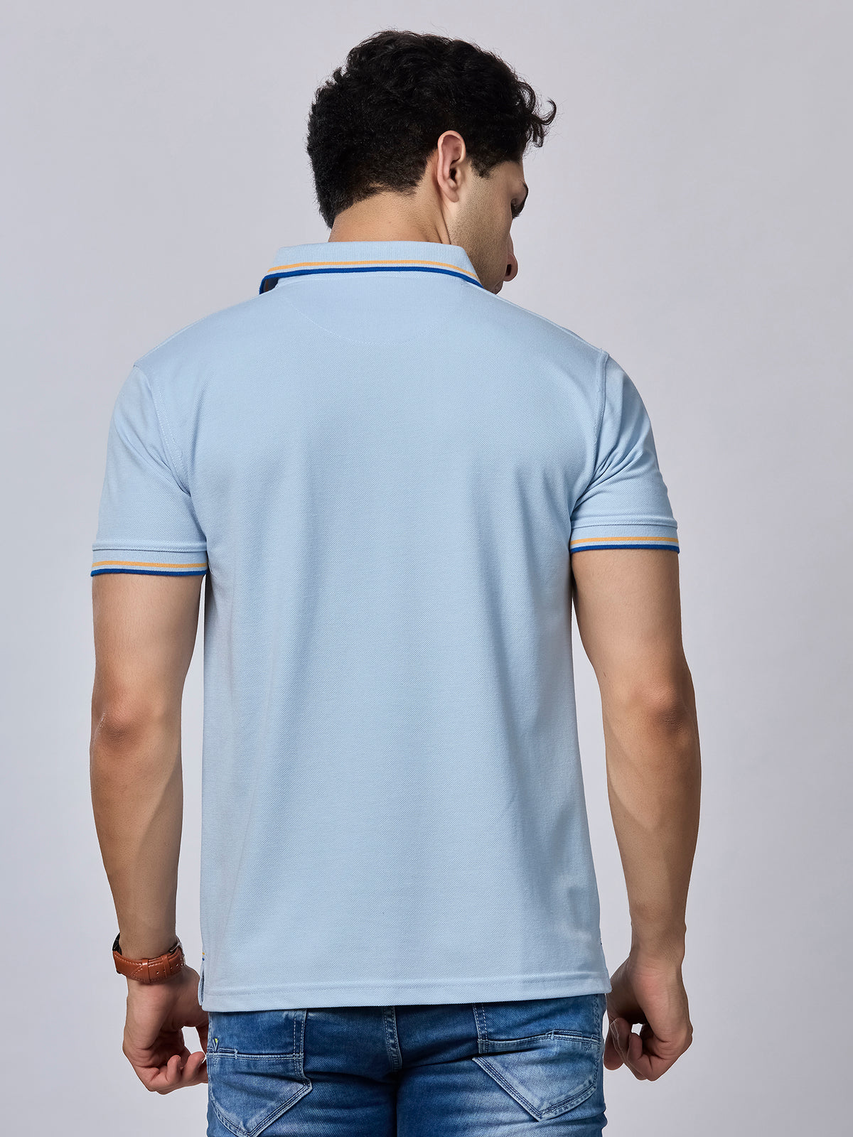 Solid Polo T-Shirt with Pocket