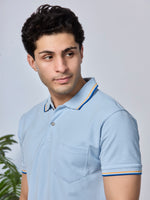 Solid Polo T-Shirt with Pocket