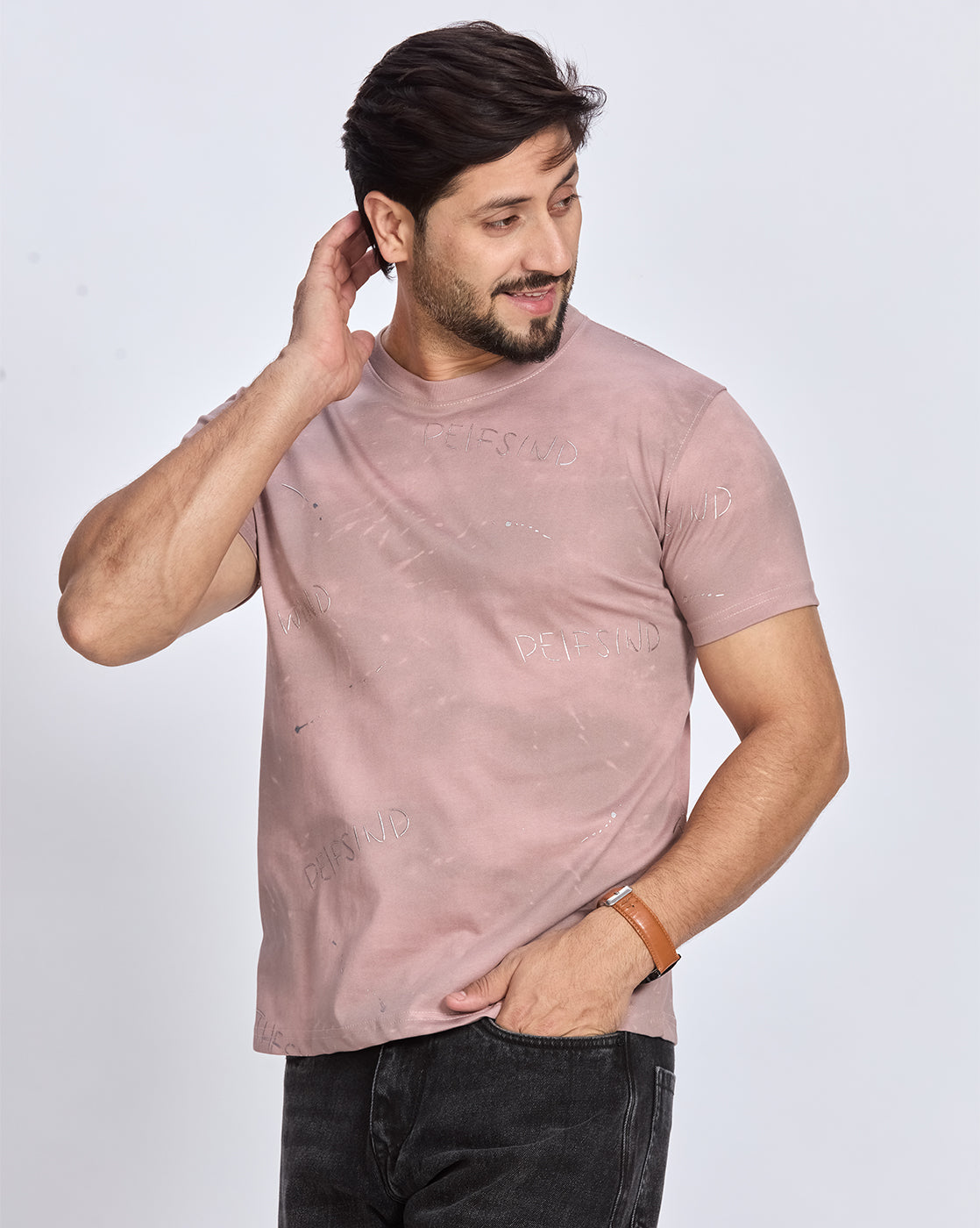 Printed Round Neck T-shirt