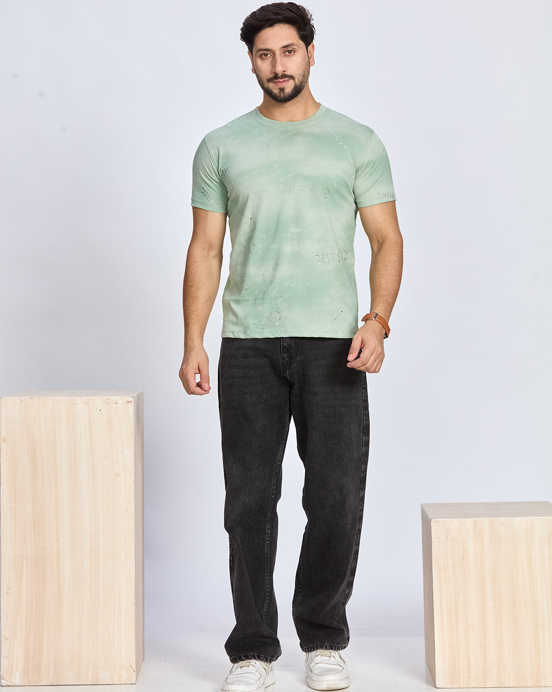 Printed Round Neck T-shirt