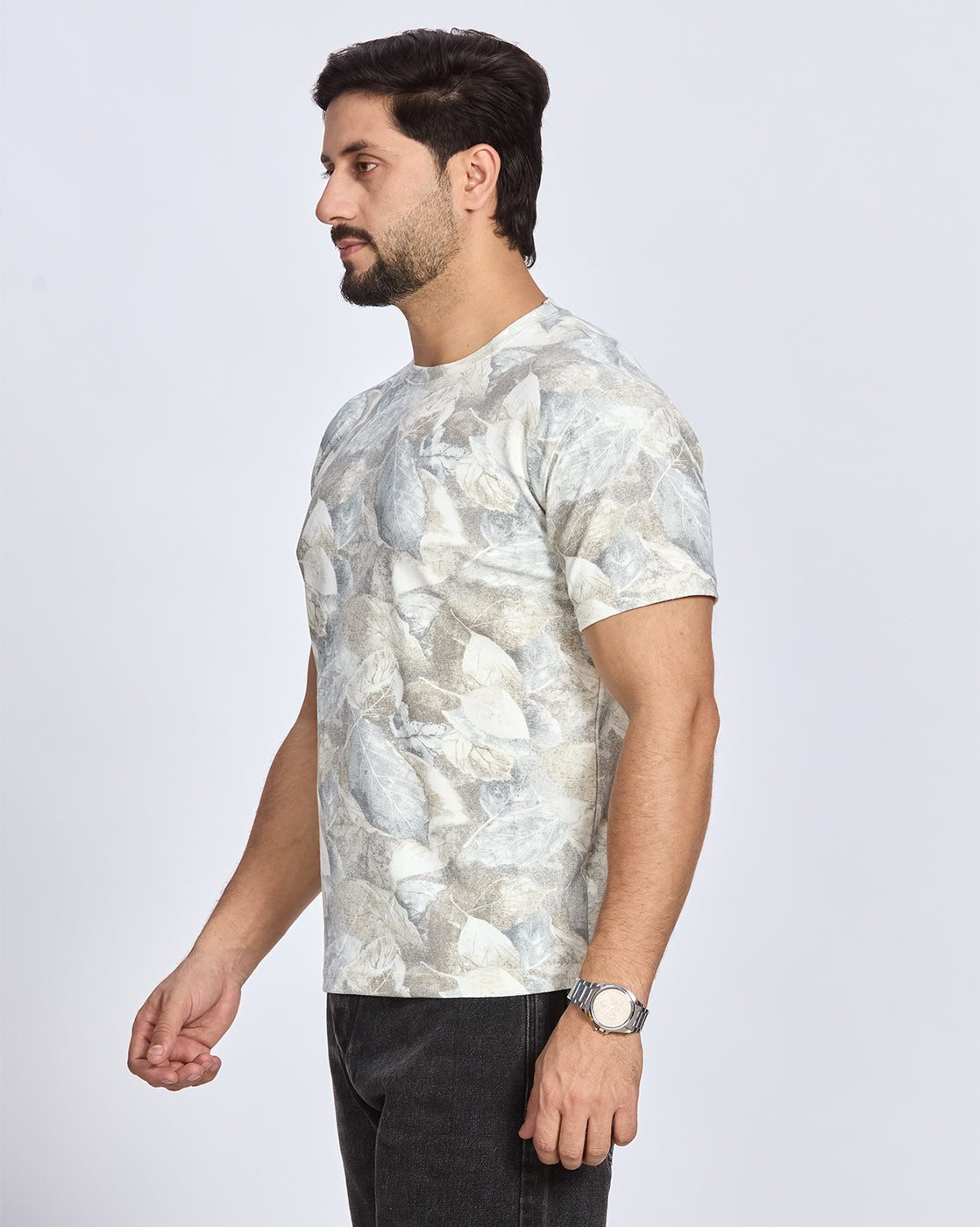 Printed Round Neck T-shirt