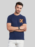 Blue Round Neck T-Shirt