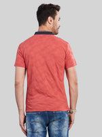 Rust Henly Neck T-Shirt