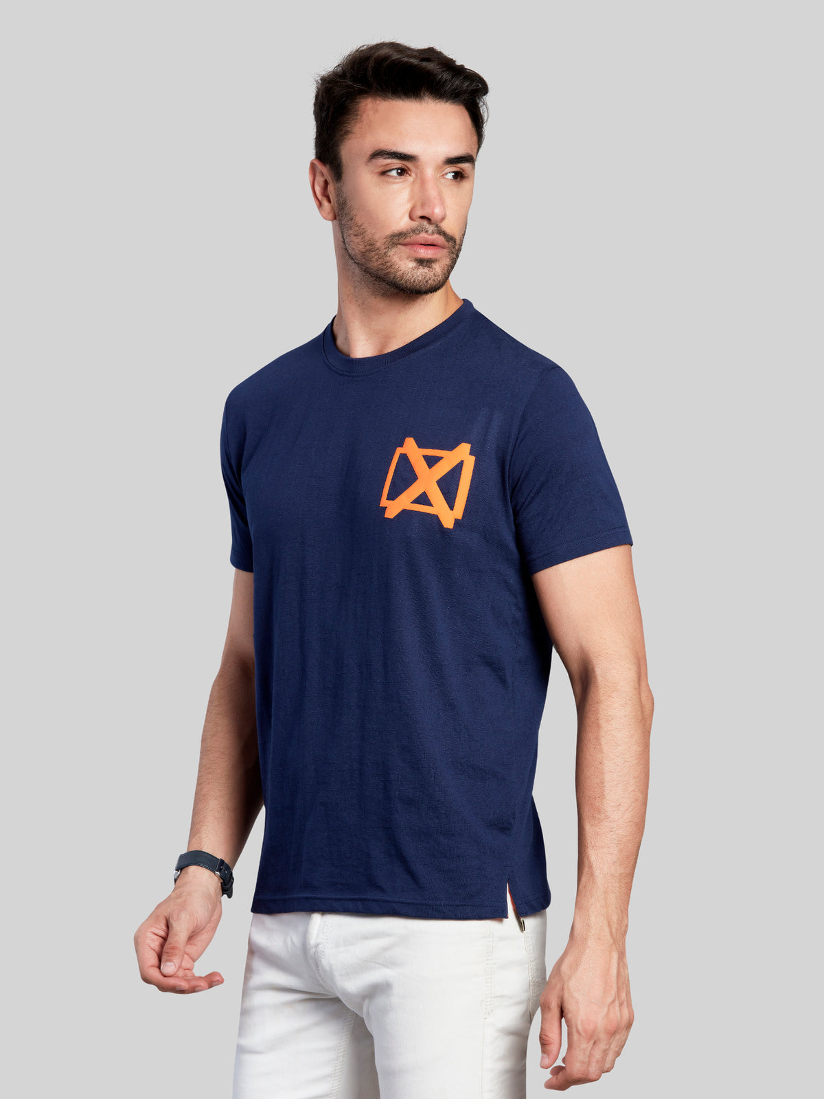 Blue Round Neck T-Shirt