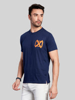 Blue Round Neck T-Shirt
