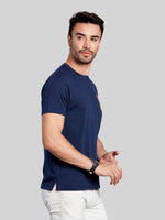 Blue Round Neck T-Shirt