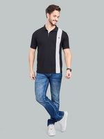 Black Polo Neck T-Shirt