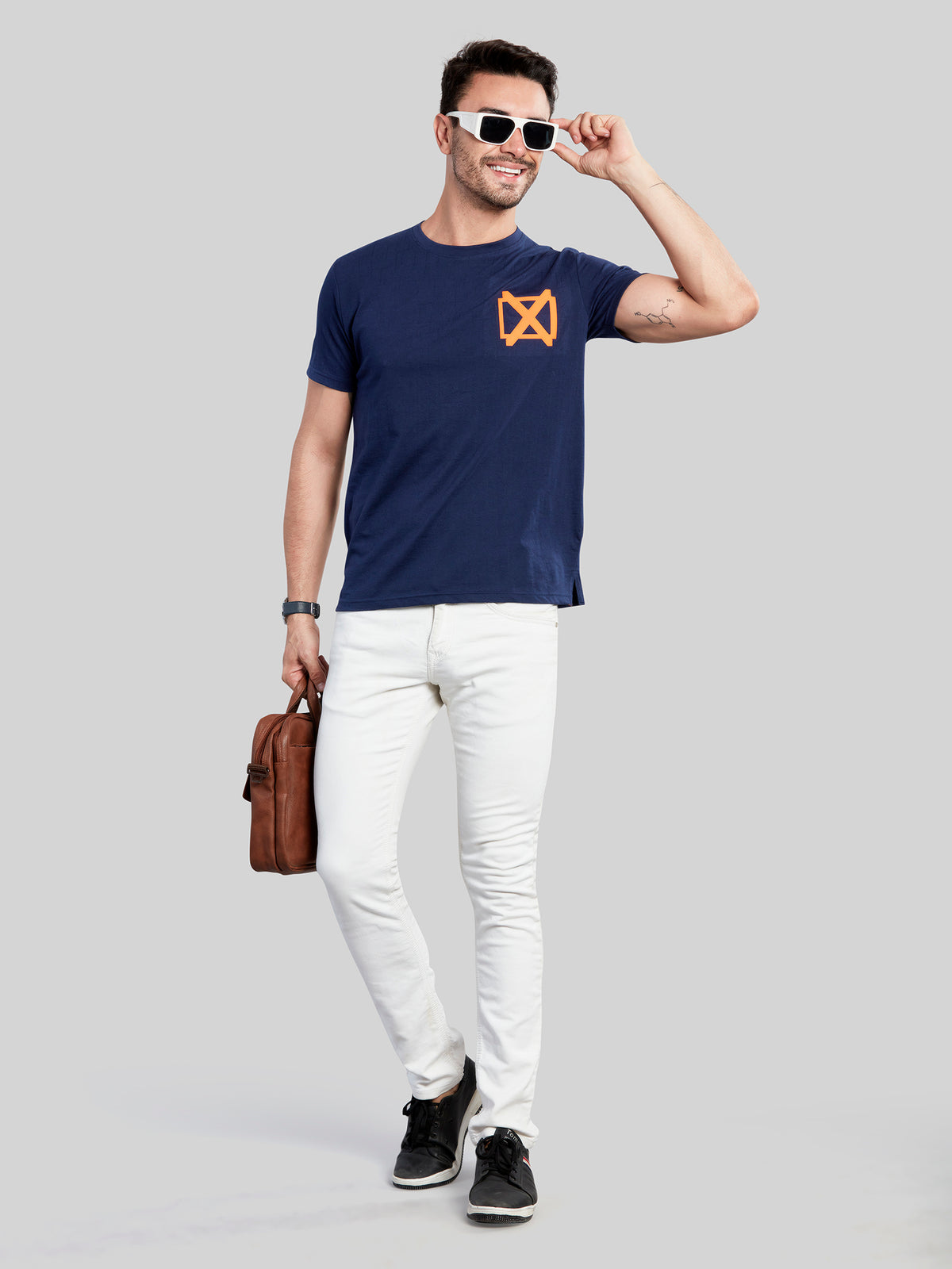 Blue Round Neck T-Shirt