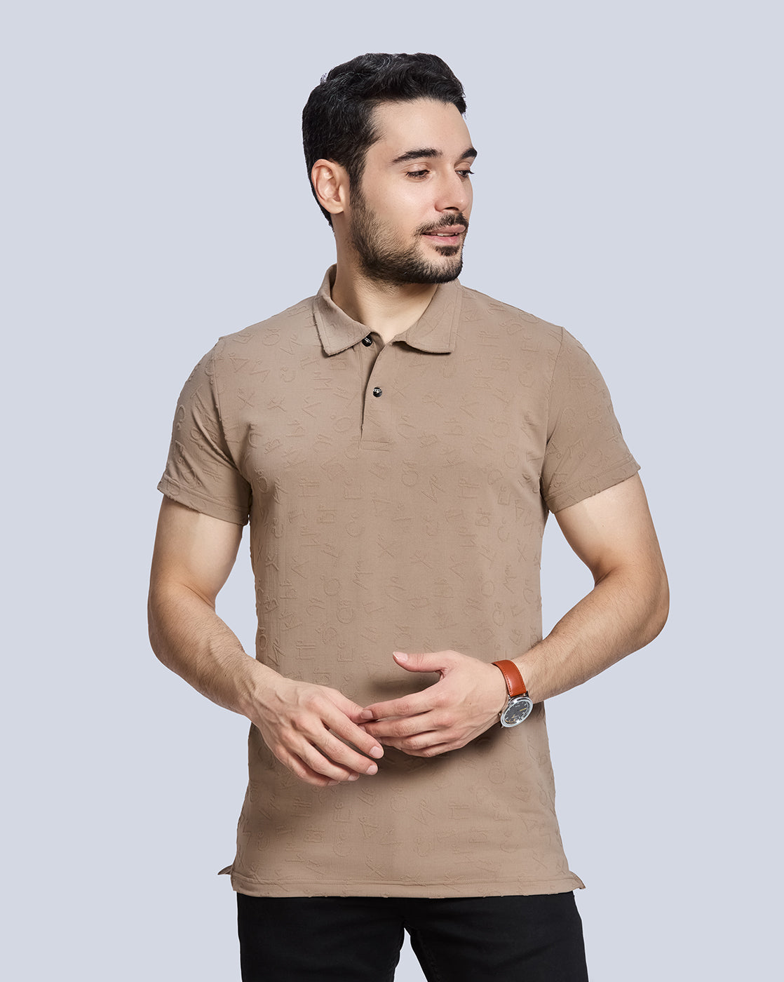 Polo Neck T-Shirt