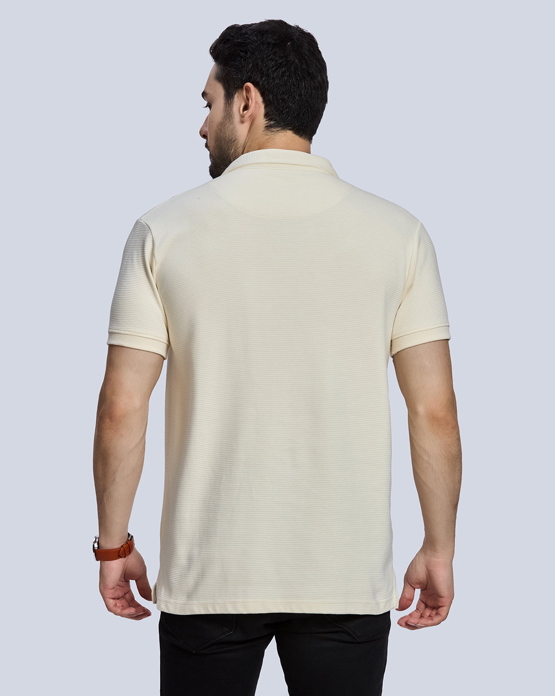 OffWhite Polo Neck T-Shirt