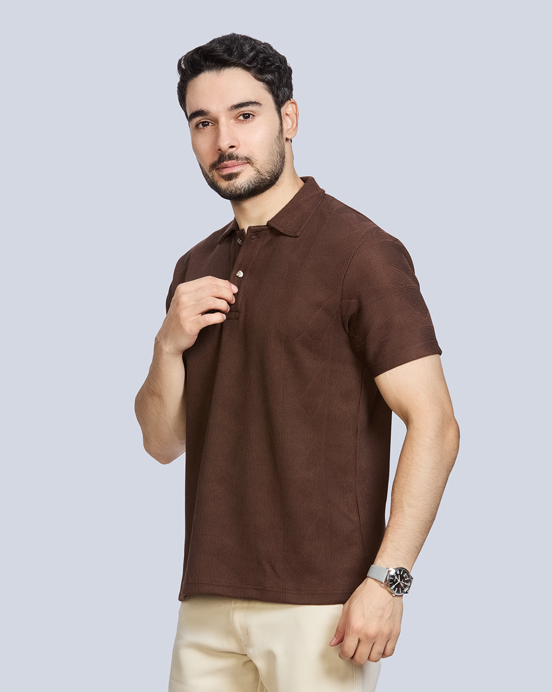 Polo Neck T-Shirt