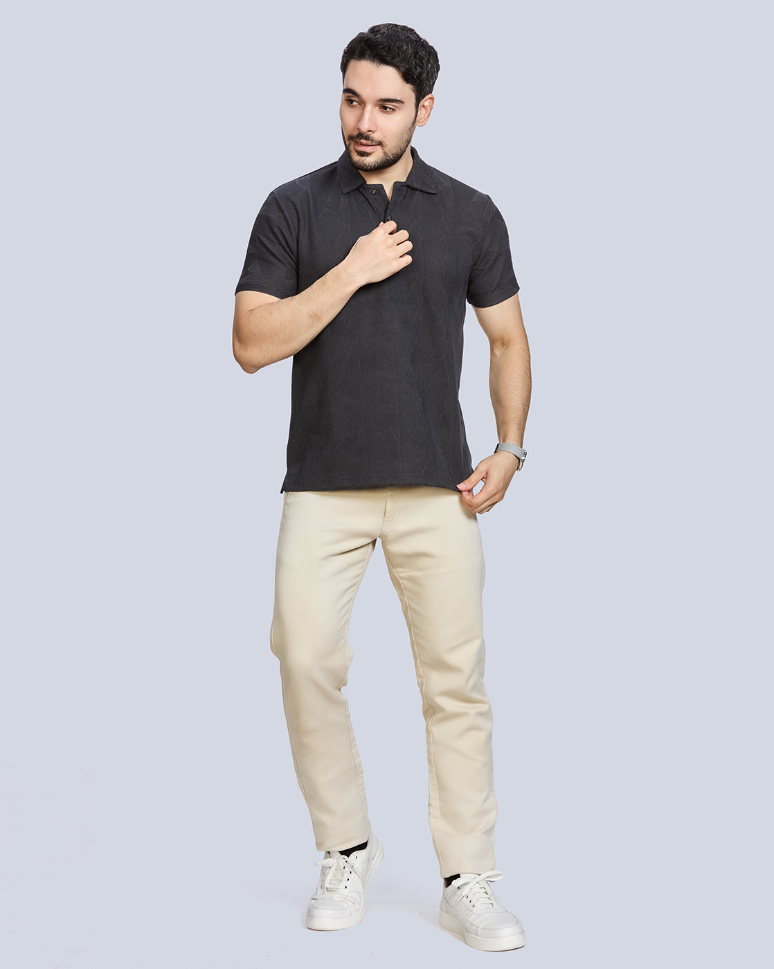 Polo Neck T-Shirt
