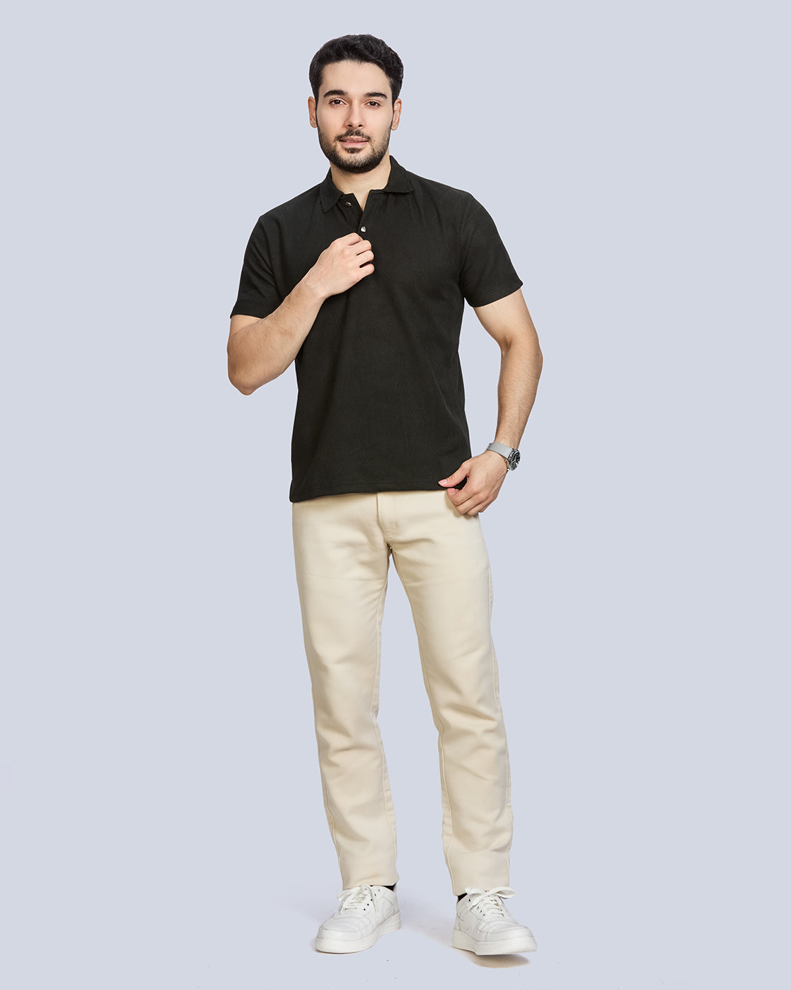 Polo Neck T-Shirt