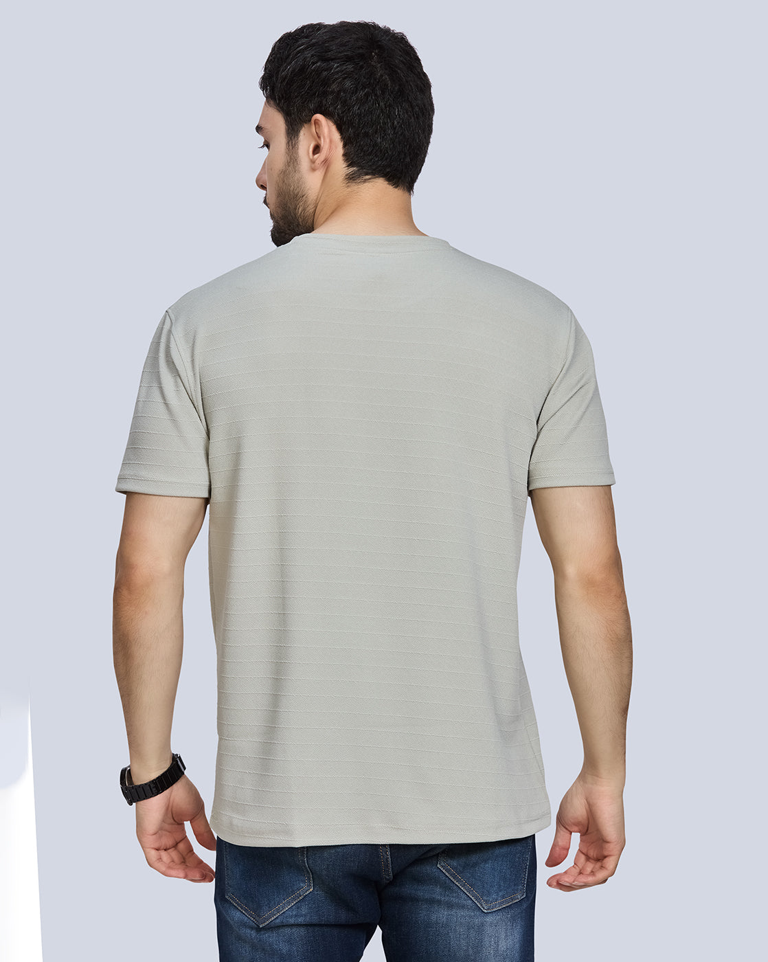 Round Neck Polyester T-Shirt