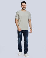 Round Neck Polyester T-Shirt