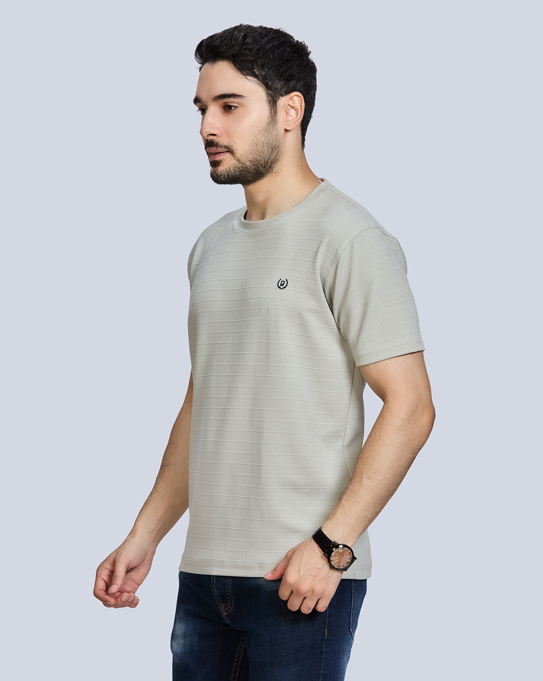Round Neck Polyester T-Shirt