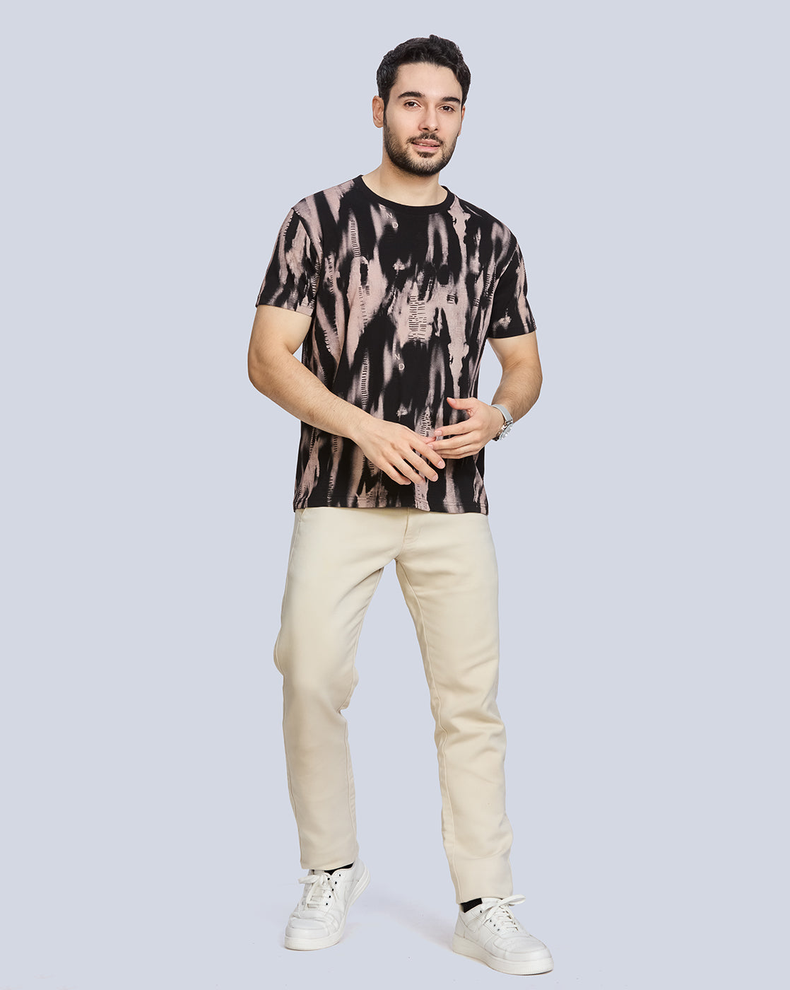 Round Neck Pure Cotton T-Shirt