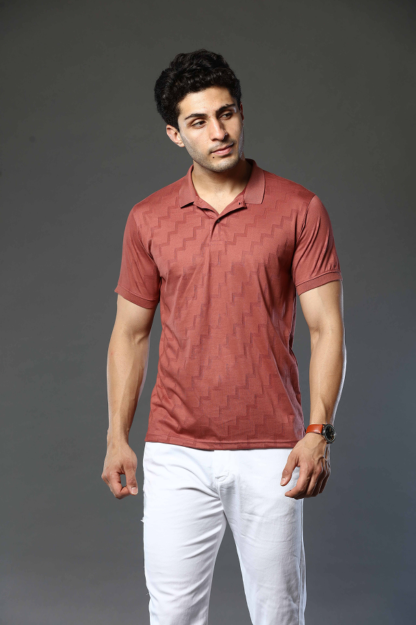 Printed Polo T-Shirt