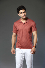 Printed Polo T-Shirt