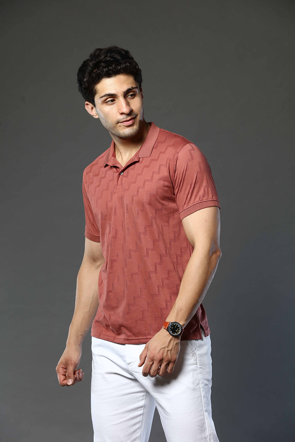 Printed Polo T-Shirt