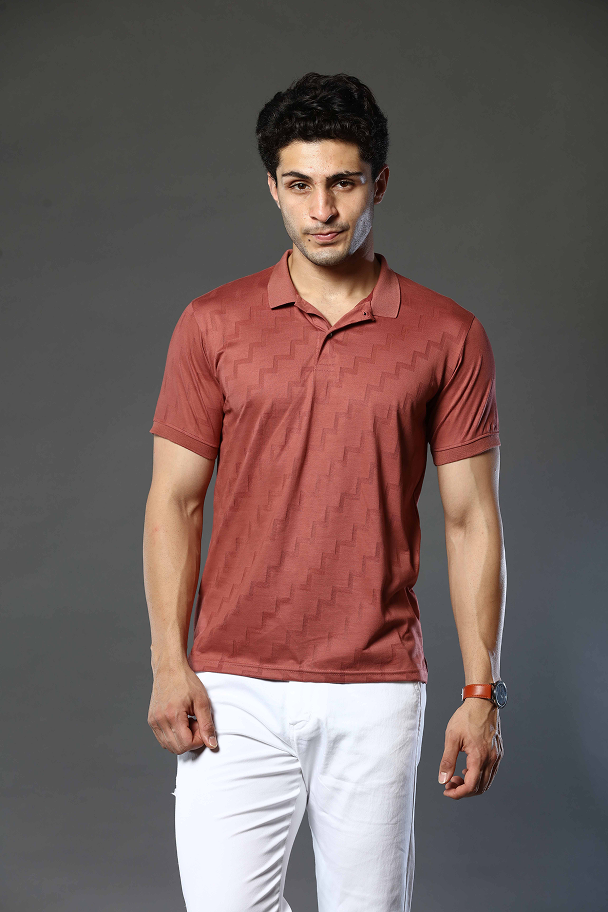 Printed Polo T-Shirt