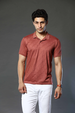 Printed Polo T-Shirt