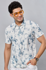 Printed Polo Neck T-Shirt