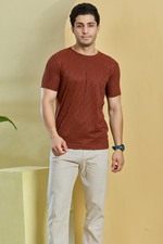 Printed Round Neck T-Shirt