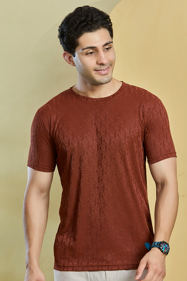 Printed Round Neck T-Shirt