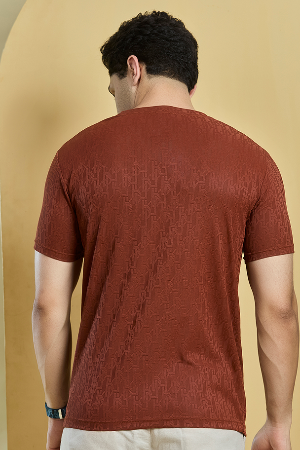 Printed Round Neck T-Shirt