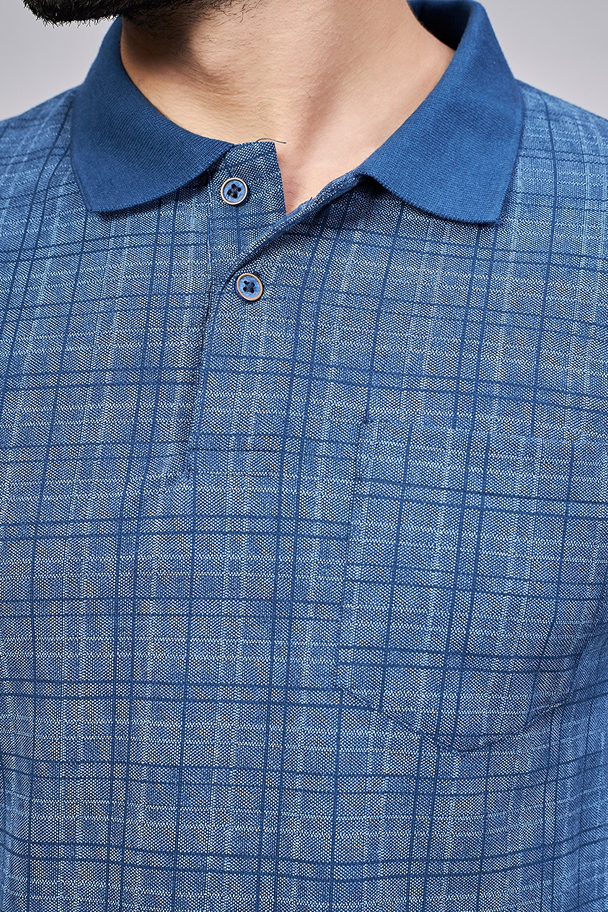 Airforce All Over Printed Polo Neck T-Shirt