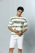 Graphic Print RoundNeck Oversized Drop Shoulder T-Shirt